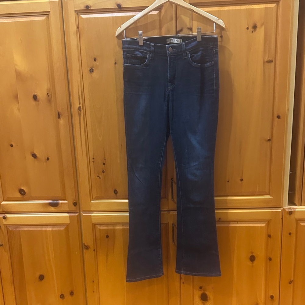 J Brand Dark Blue Boot Cut Jeans